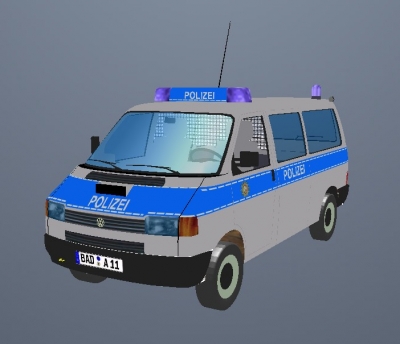VW T4 German Police Blue